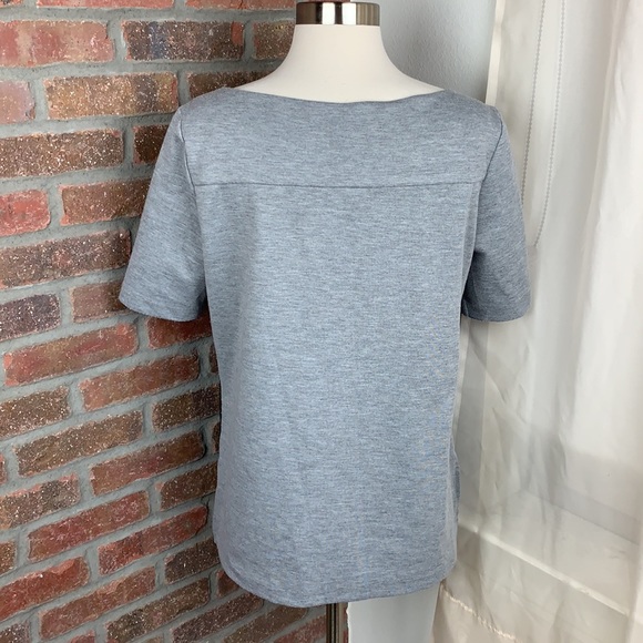 Robert Rodriguez Perforated Leather Front Top, L - Picture 7 of 13